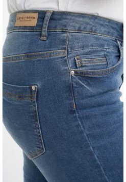 Iris - Slim Fit Jeans - Blue -Ms Mode a7ee3353eb744cacadf741c210945455