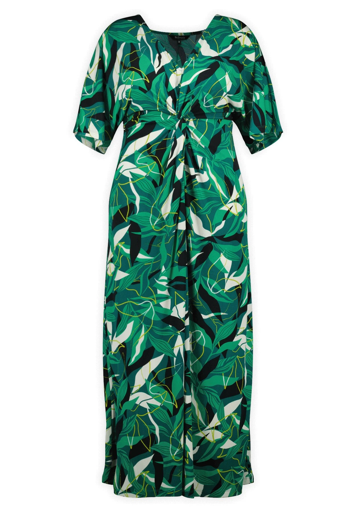 Maxi Met Gedraaide Detail - Maxi-Jurk - Multi Green 7 Maxi Met Gedraaide Detail - Maxi-Jurk - Multi Green - Afbeelding 5