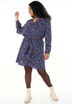 MET PRINT - Jurk 11 MET PRINT - Jurk -Ms Mode b45ba86413b0409e8cc4e84bafea0c47