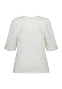 Met Structuur Mouwen - Blouse - Off White 15 Met Structuur Mouwen - Blouse - Off White -Ms Mode b81b94d231d743209df1bd2549fc50e9