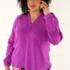 MET STRUCTUUR - Blouse -Ms Mode bb7ff939e5224e6a95f5c1051bacdf96