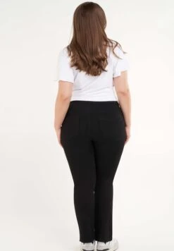 30 Inch - Straight Leg Jeans - Black -Ms Mode bcb9eab8434143d382b7762c6295c1f9