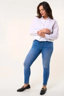 Jeggings - Blue -Ms Mode c6f8428770714cb3b584a19157aeca3c