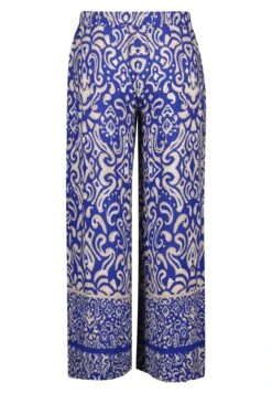 Wijde Met Paisley Print - Broek - Multi/Blue -Ms Mode ce50cdcb46824c5abfe1d1d5fecce7f2