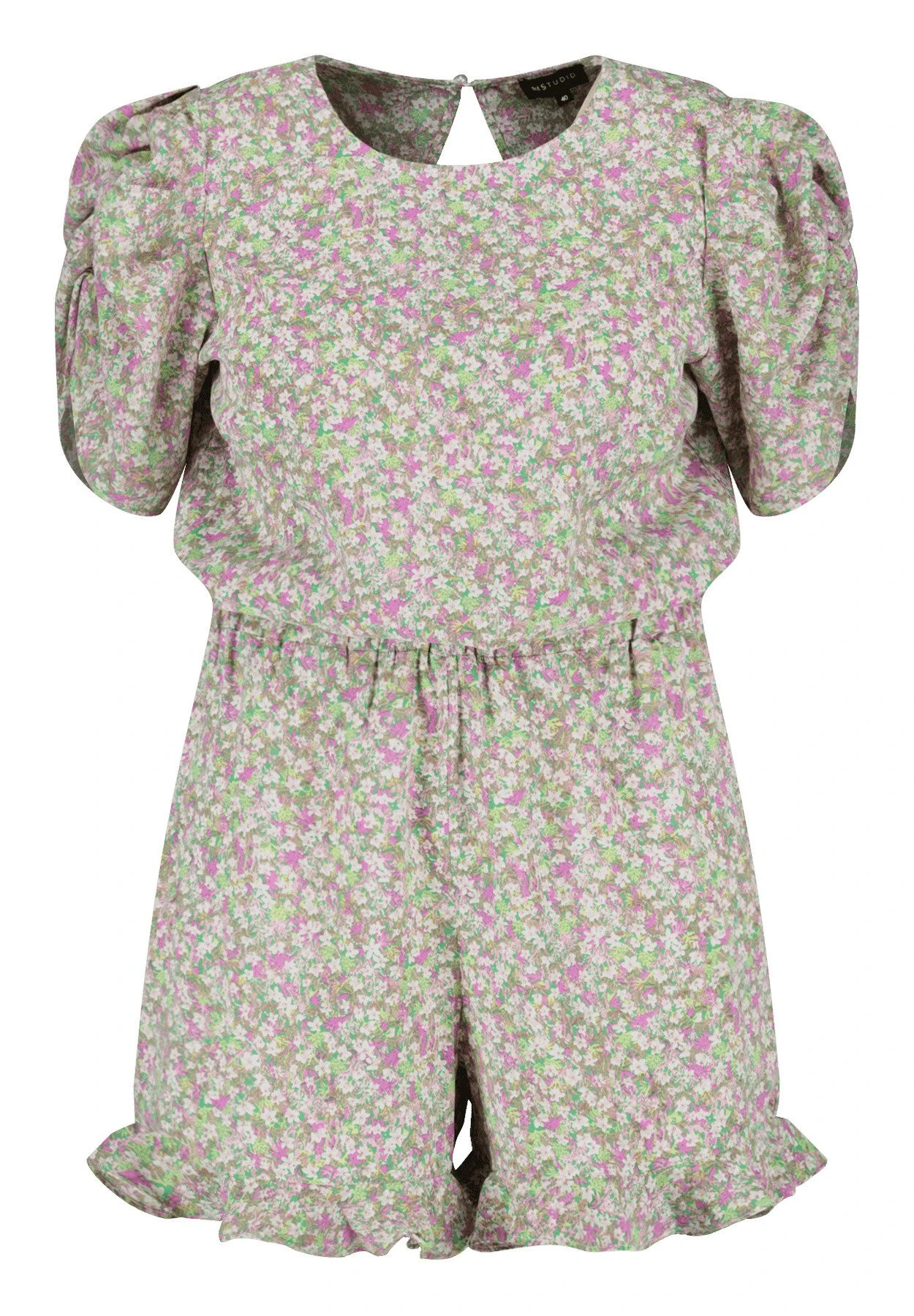 Met Bloemenprint - Jumpsuit - Multi/Green 7 Met Bloemenprint - Jumpsuit - Multi/Green - Afbeelding 5