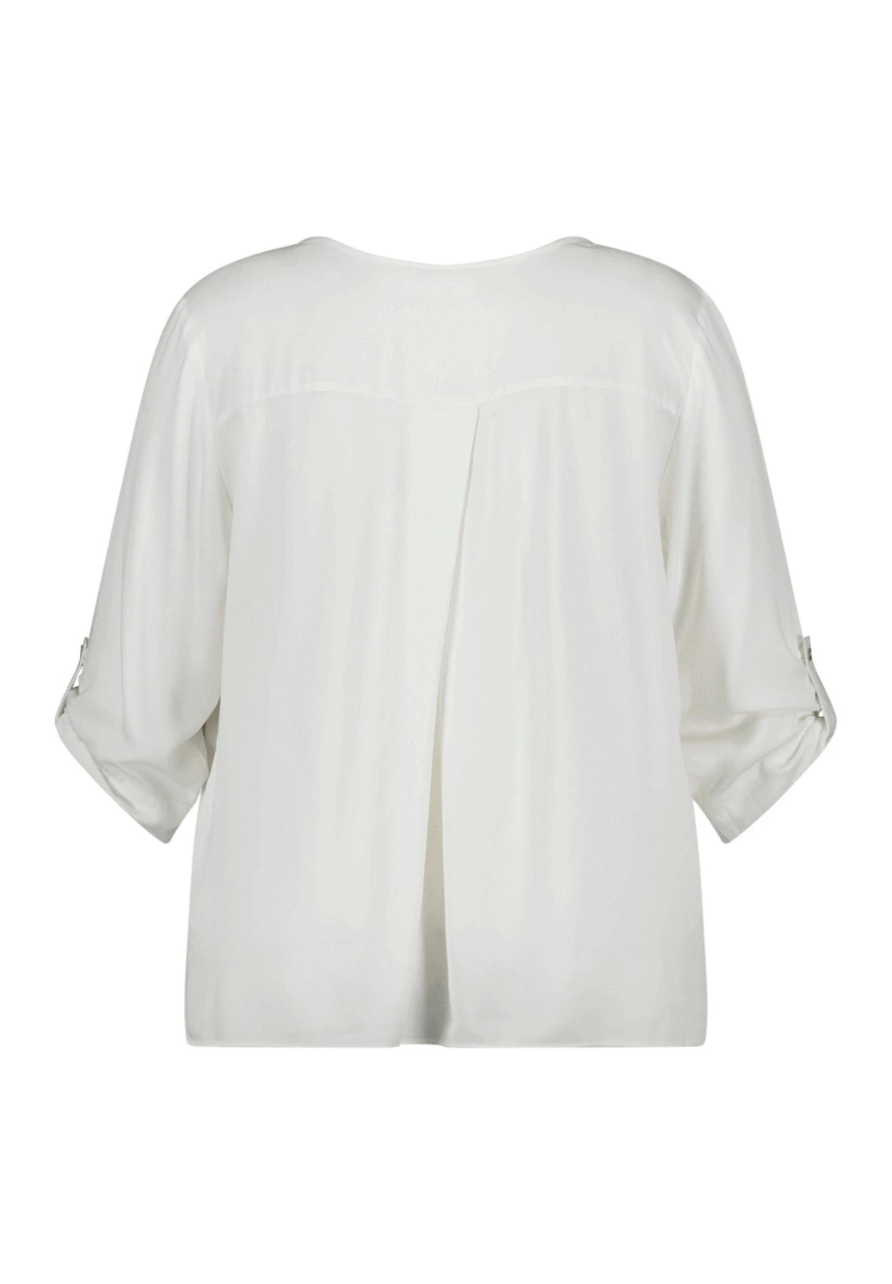 Met V Hals - Blouse - Off White 4 Met V Hals - Blouse - Off White - Afbeelding 2