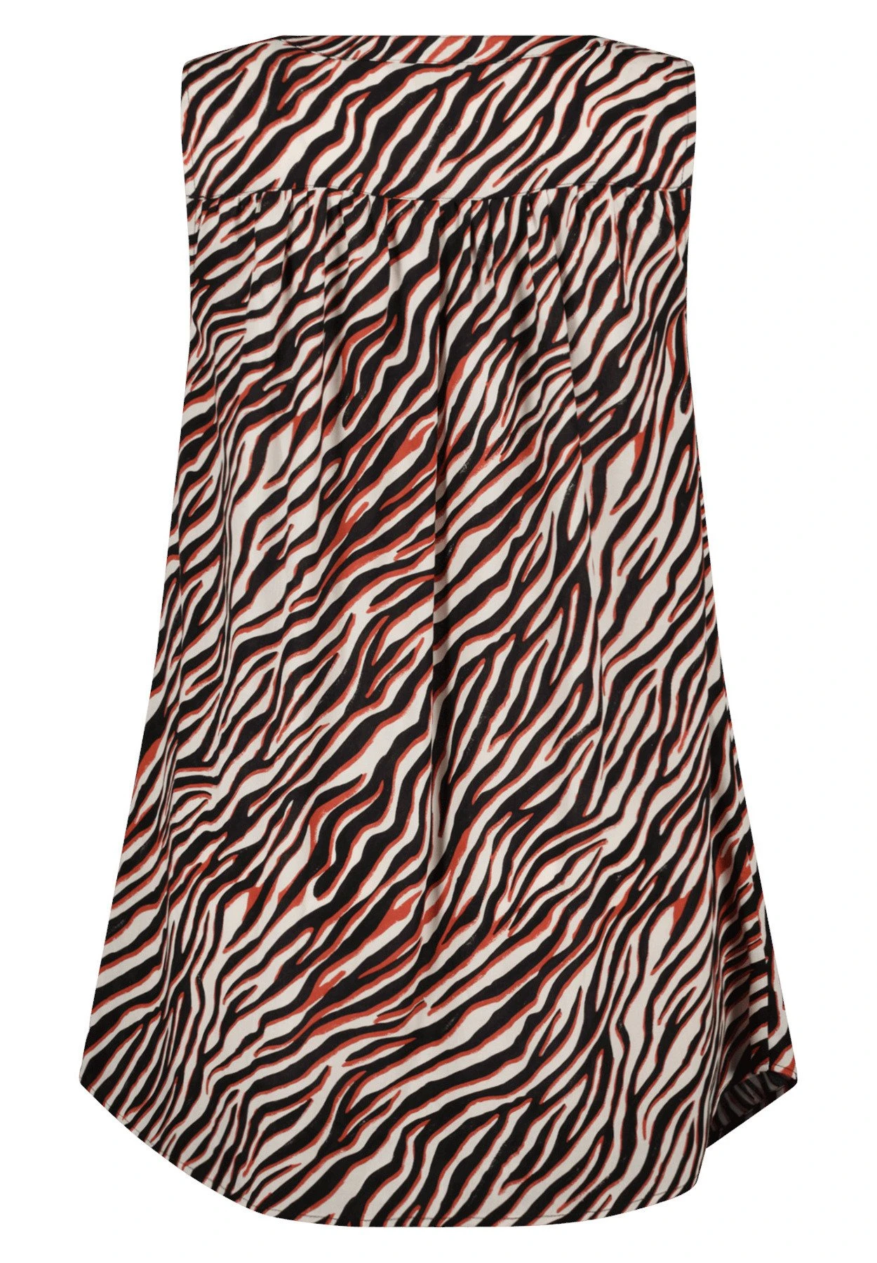 Mouwloze Met Print - Blouse - Multi Orange 9 Mouwloze Met Print - Blouse - Multi Orange - Afbeelding 7