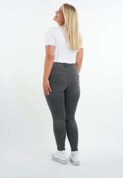 Jeggings - Grey -Ms Mode e6f259e69ccb48918d0314d07af4c4ec