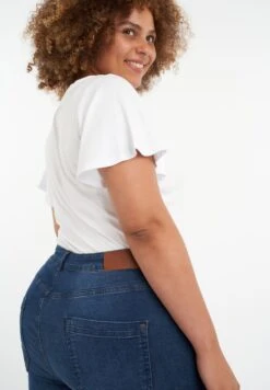 Straight Leg Jeans -Ms Mode ec52bc80a0c544ee8d0c90a29fba96fc