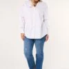 Met Borduursel - Overhemdblouse - White 1 Met Borduursel - Overhemdblouse - White -Ms Mode f0e2f7e2a3004d49a449935eb1ee5159