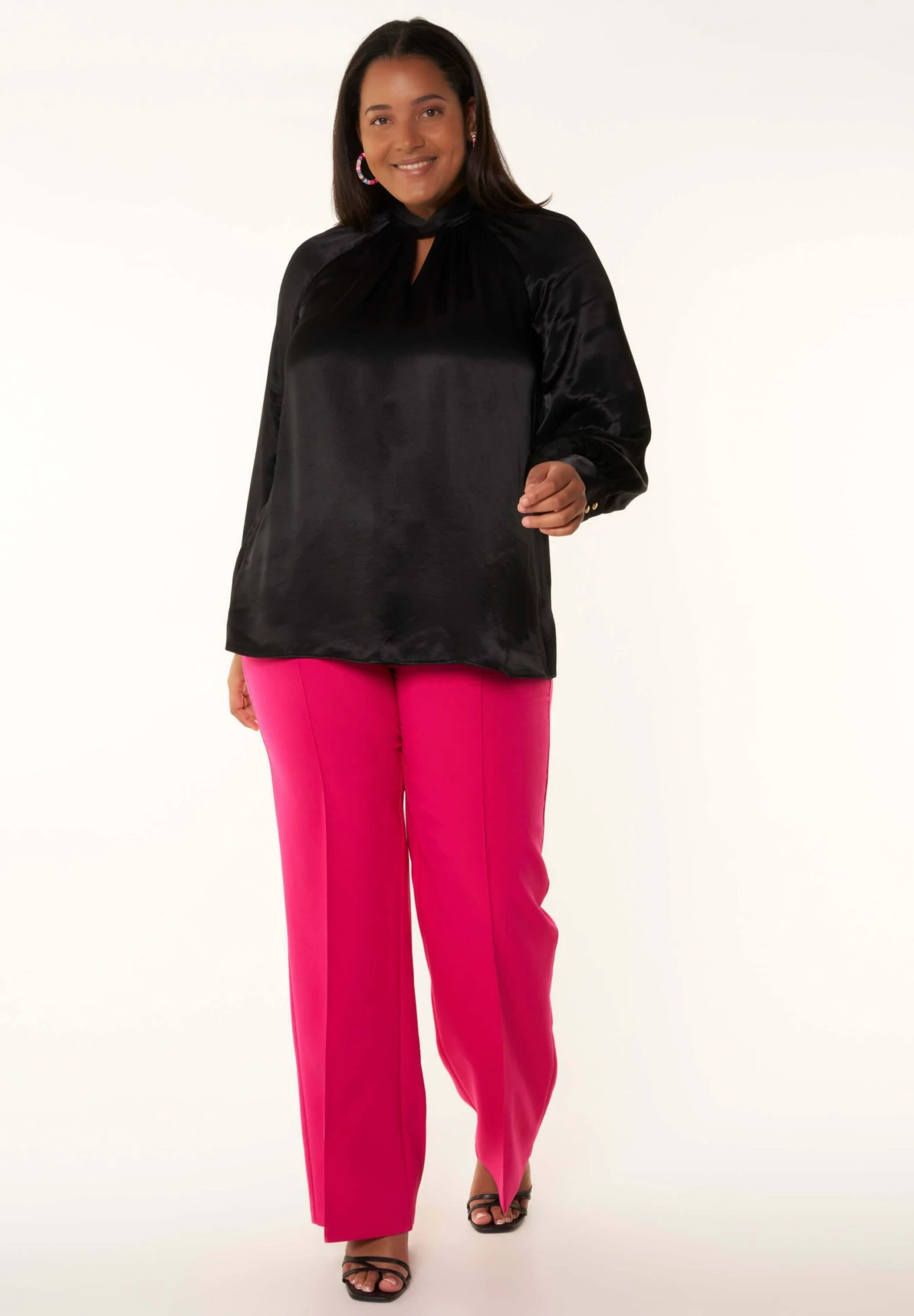 MET SATIJN - Blouse 6 MET SATIJN - Blouse - Afbeelding 4