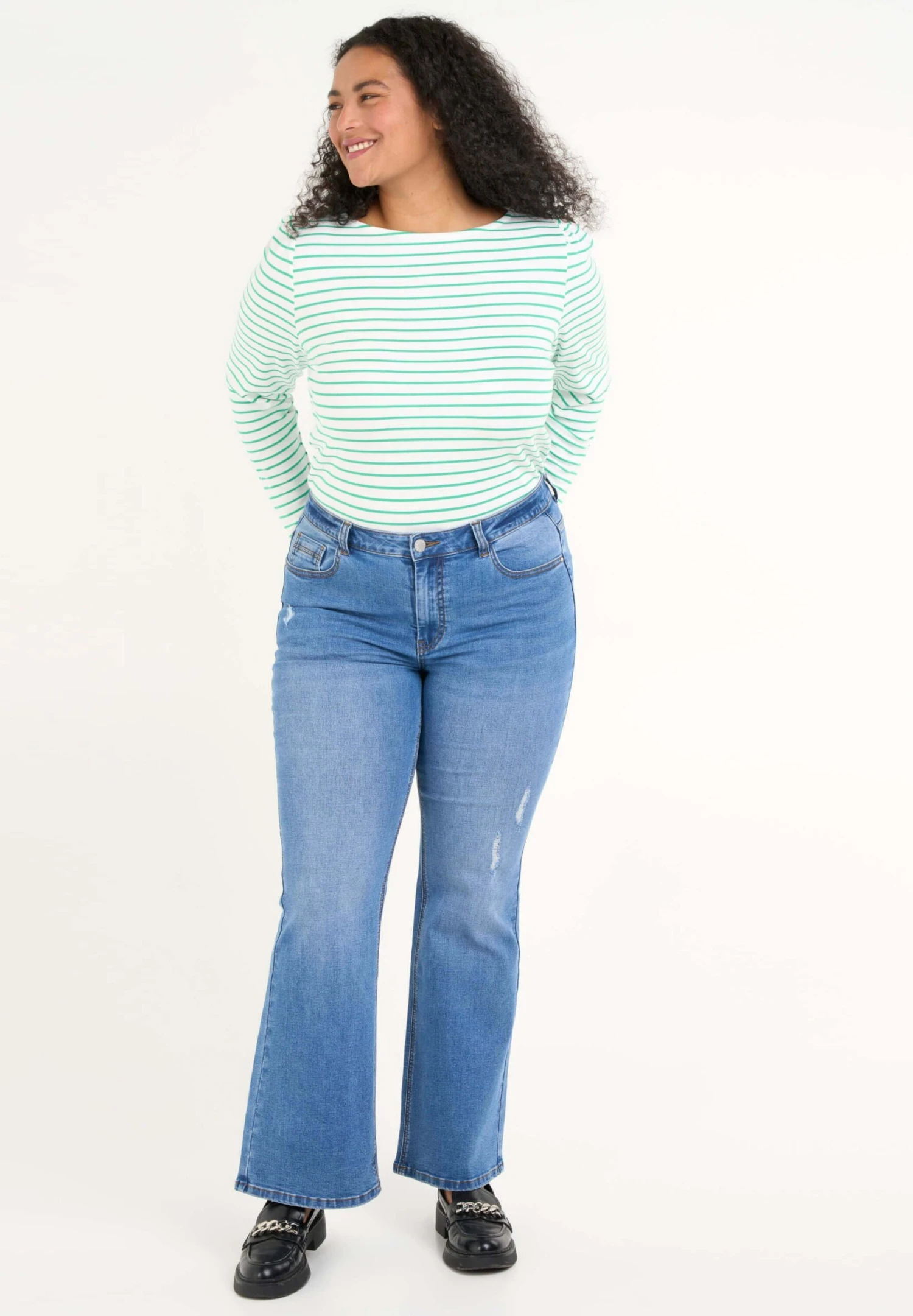 Flared Jeans - Blue 4 Flared Jeans - Blue - Afbeelding 2