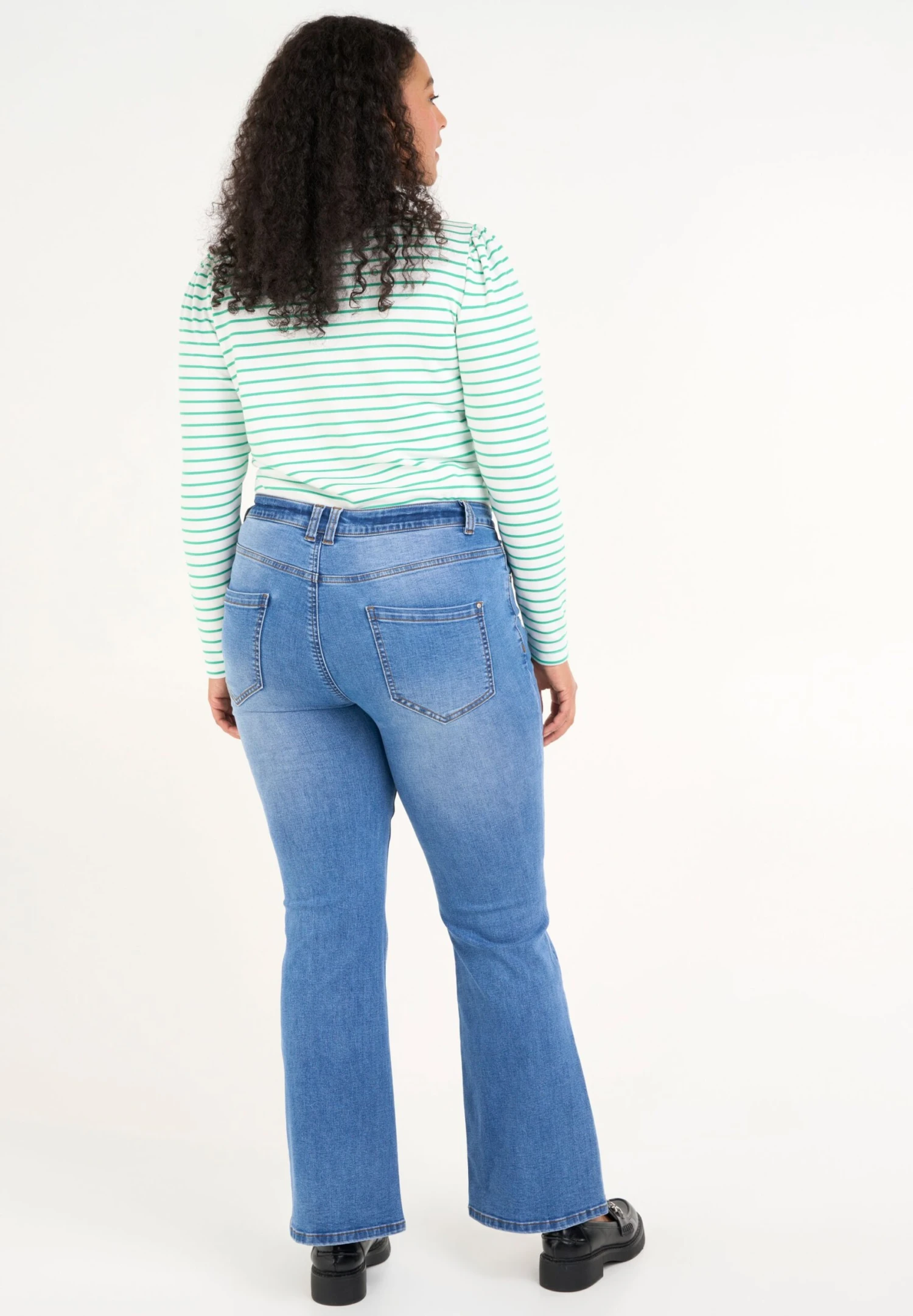 Flared Jeans - Blue 5 Flared Jeans - Blue - Afbeelding 3