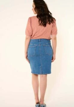 Kokerrok - Stonewash Denim -Ms Mode f878167b0d1842feb876a3d033db4ed7