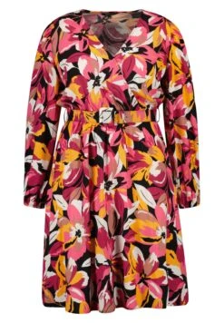 Jurk - Multi Pink -Ms Mode fc574600560745fe83ca8c8847ef6b2b